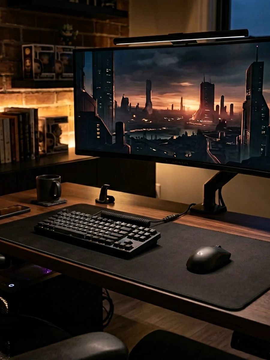 Setup PC avec clavier souris casque Battletron