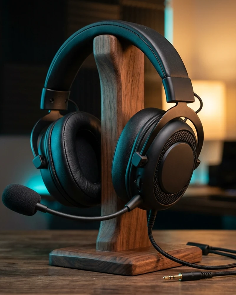 Casque gaming Battletron avec micro pliable
